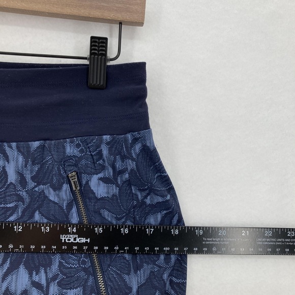 Athleta Trekkie North Jogger Women 4 Ethereal Bloom Floral Blue High Rise Gym - Picture 7 of 14